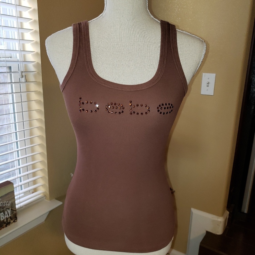 Bebe tank sz S Brown